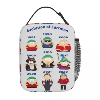 Изолированные пакеты для ланча Southpark Evolution от Eric Cartman Merch Коробка для хранения продуктов Harajuku Кулер Термальный Ланч-бокс для школы