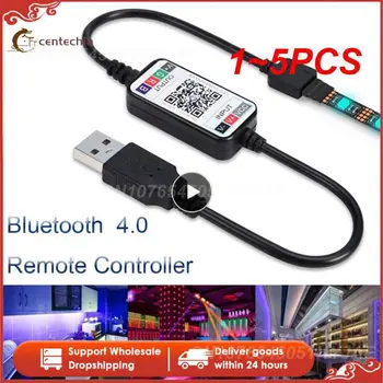 1-5 шт. светодиодная лента, контроллер для смартфона, беспроводное приложение 4.0 для управления разъемом USB/ DC для 4-контактной полосы RGB 5050