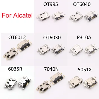 10 Шт. Для Alcatel OT 6012 995 6040 6030 OT OT6012 D X Ot4033 7040n One Touch Idol Мини Зарядка Micro USB Порт Разъем