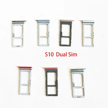 50 шт. для Samsung Galaxy S10 Plus/S10 Сменная деталь для держателя лотка для двух SIM-карт с одной SIM-картой