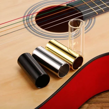  60 мм Высококачественный Слайдер для акустической гитары из нержавеющей стали, Бакелитовая Втулка для пальцев, аксессуары для электрогитары