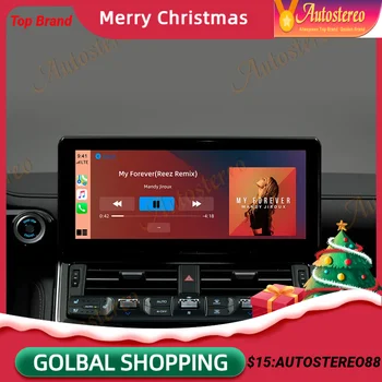 Android10 6 + 128 Для Toyota Land Cruiser LC300 2021 2022 Большой Экран Автомобиля GPS Навигация Мультимедийный Плеер Головное Устройство Авто Стерео IPS