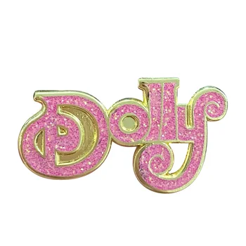Dolly Parton Розовая блестящая булавка в стиле кантри, ювелирный подарок в стиле арт