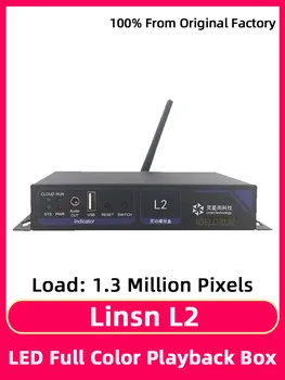 Linsn L2 Асинхронный проигрыватель Полноцветная Светодиодная система видеоконтроля с поддержкой WiFi USB Разрешением до 650000 пикселей