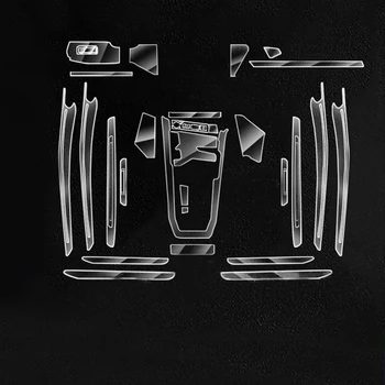 TPU для Audi E-tron E Tron Прозрачная защитная пленка Наклейка для салона автомобиля Центральное управление Навигация Дверные окна Подъемная панель