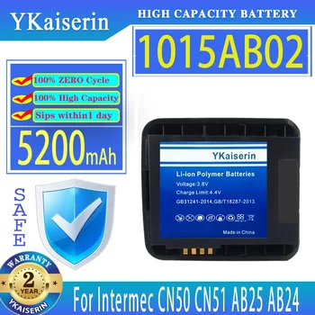 YKaiserin Аккумулятор 1015AB02 5200 мАч Для Intermec CN50 CN51 AB25 AB24 Batteria
