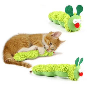 YUZI Catnip Toys Интерактивная игрушка для кошек в помещении, Мультяшная плюшевая подушка С кошачьей мятой внутри, Плюшевые игрушки для кошек KittenPet