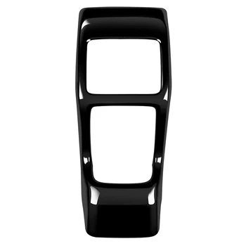 Автомобильная Глянцевая Черная Рамка Вентиляционного Отверстия Заднего Кондиционера Anti-Kick Panel Cover Trim для Honda Vezel HR-V HRV 2021 2022