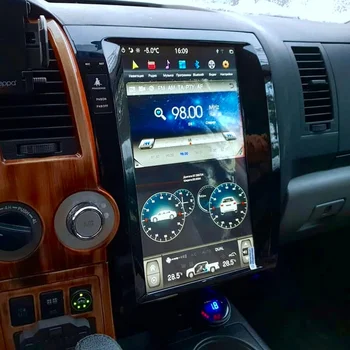 Автомобильный Мультимедийный Экран Carplay Tesa в стиле Android Для Toyota Tundra 2007-2013 Авторадио Аудио Видео Радио Стерео GPS Navi 1 Din
