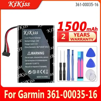 Аккумулятор KiKiss 3610003516 1500 мАч для Garmin 361-00035-16 Аккумулятор большой емкости