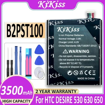 Бесплатный инструмент 3500 мАч KiKiss Аккумулятор для телефона HTC Desire 628 630 650 530 D530U B2PST100 Batterij Batteria + Номер для отслеживания