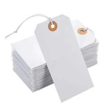 Бирки с перфорированной хлопчатобумажной резинкой из 100 частей, карточка с белой карточкой, Этикетка с перечнем классификационных карточек, Номерной знак