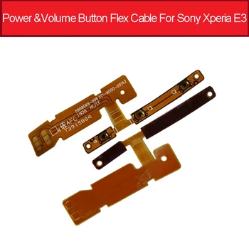 Гибкий Кабель Кнопки Питания и Регулировки Громкости Для Sony Xperia E3 D2203 D2206 D2243 Боковая Клавиша Регулировки Громкости Для Ремонта Гибкой Ленты