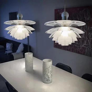 Датский подвесной светильник Septima Прозрачный акриловый светодиодный подвесной дизайнерский светильник для Спальни Столовой Домашнего Декора модный дизайн дома