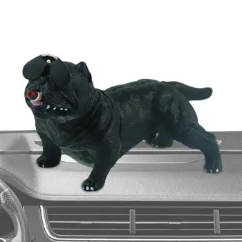 Декор собаки Питбуля для автомобиля, Украшение интерьера автомобиля, Кукла, украшения приборной панели, Модная Милая Кукла-собака Bully Pitbulls для столов