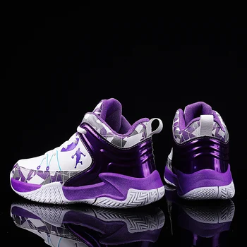 Детская Баскетбольная обувь Высококачественная Уличная Удобная Спортивная Обувь для Баскетбола 2023 Новые Роскошные Кроссовки для детей