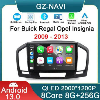 Для Buick Regal Opel Insignia 2009 - 2013 9 Дюймов Android 13 Автомобильный Радиоприемник AHD Стерео Видео Мультимедиа DSP 4G Навигация GPS BT