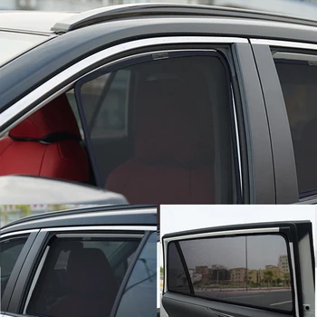 Для Ford RANGER T6 2011-2021, магнитный автомобильный солнцезащитный козырек, шторка на лобовом стекле, Заднее боковое окно для детского сиденья, солнцезащитный козырек