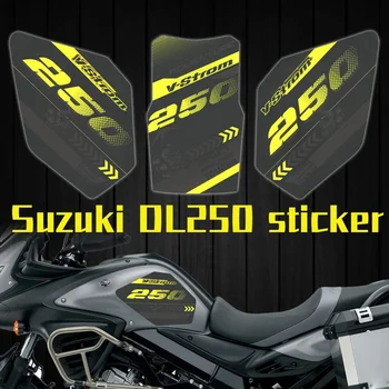 Для Suzuki DL250 V-Strom 3M Мотоциклетная противоскользящая накладка на топливный бак, наклейка, наклейка на газовое топливо, Коленный захват, Аксессуары для защиты от тяги