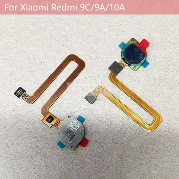 Для Xiaomi Redmi 9C/9A/10A Клавиша включения Сенсорный датчик сканер Датчик отпечатков пальцев Кнопка Гибкий кабель Запчасти для ремонта