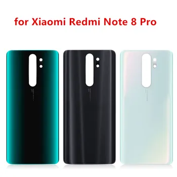 Для Xiaomi Redmi Note 8 pro Задняя крышка аккумулятора корпус задней двери Замена боковых ключей Запасные части для ремонта