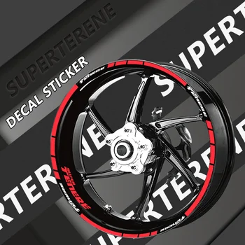 Для YAMAHA SUPER TENERE700, TENERE1200, Tenere 700 1200, наклейка на переднее и заднее колесо мотоцикла, внутренняя внешняя наклейка в светоотражающую полоску