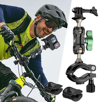 Для аксессуаров для мотоциклов GoPro, держателя руля, велосипедного зеркала, велосипедного кронштейна для экшн-камеры Insta360 OSMO C9A4
