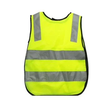 Дорожная одежда с высокой видимостью, предупреждающая о дорожном движении, Светоотражающий защитный детский жилет для кемпинга на открытом воздухе