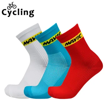 дышащие носки calcetines cycling ciclismo Новой серии профессиональных спортивных дорожных велосипедных носков для мужчин и женщин