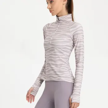 Женские Спортивные куртки для женщин 2023 Для тренировок, бега, спорта и отдыха, топ с длинным рукавом, рубашка для йоги