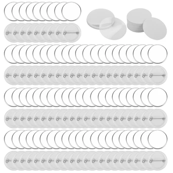 Заготовки значков для пуговиц для пуговичного станка 58 мм, круглые штырьки для пустых значков для пуговиц