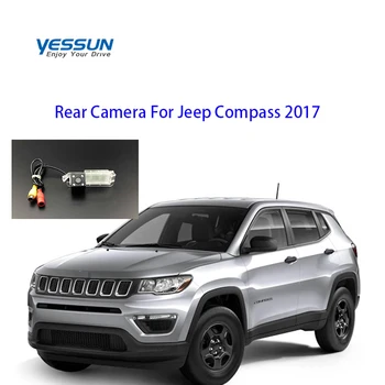 Камера заднего вида номерного знака для Jeep Compass 2017 Камера заднего Вида для помощи при парковке