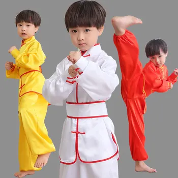Китайская детская одежда для тайцзи Ушу, костюм для боевых искусств, униформа для кунг-фу, китайский набор для кунг-фу Вин Чунь Шаолинь