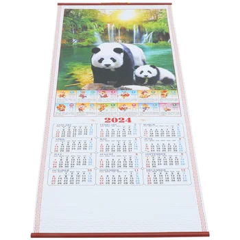 Китайский Календарь Лунный Календарь Год Дракона Украшение Китайский Новый Год Календарь для Дома