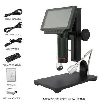 Микроскоп, совместимый с 1080P HDMI, цифровой микроскоп ADSM302 с 5-дюймовым экраном для ремонта печатных плат