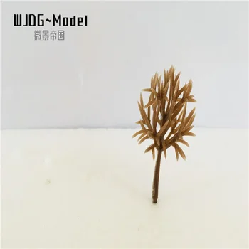 Модель WJDG 100 шт., макет ствола искусственного пластикового дерева длиной 5,5 см, антураж масштабной модели дерева