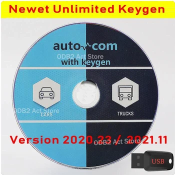 Новейший 2021.11 Autocoms 2020.23 С Keygen Delphis Для Delphis Car Truck Диагностические Инструменты Активатор vd ds 150e c d p tcs