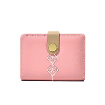 Новый женский кошелек, однотонный, простой, многофункциональный, с несколькими карточками, модный ручной кошелек для монет