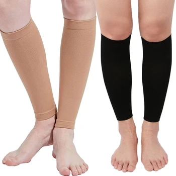 Носки с компрессионными рукавами для икр для мужчин и женщин, удобные безопасные носки без ног