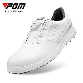 Обувь для гольфа PGM, мужские шнурки с ручками, летняя мужская спортивная обувь, водонепроницаемые кроссовки, нескользящие шпильки