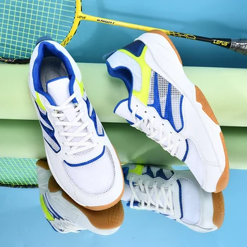 Обувь для настольного тенниса большого размера для мужчин и женщин, профессиональная обувь для соревнований по бадминтону, теннису, волейболу, спортивная обувь W88