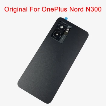 Оригинал для OnePlus Nord N300 CPH2389 Задняя крышка батарейного отсека с камерой Стеклянный корпус объектива Запасные части для корпуса
