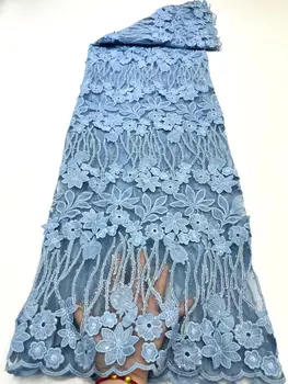 Парчовая Жаккардовая кружевная ткань, французская кружевная ткань, высококачественная Африканская Нигерийская кружевная ткань для пошива вечерних платьев