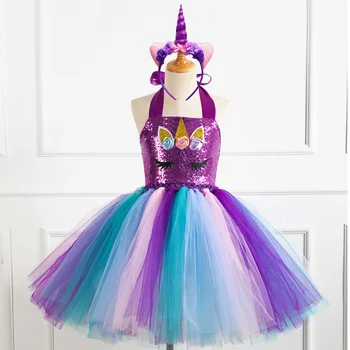 Платья без рукавов с цветочным принтом для маленьких девочек от 1 до 12 лет, детское летнее платье принцессы, детское праздничное платье для бала, наряд для конкурса красоты