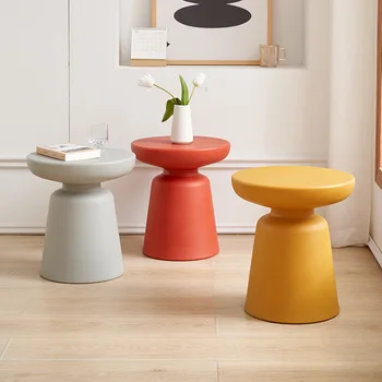 Приставной столик для гостиной; Пластик; Современный дизайн; Уникальные минималистичные журнальные столики; Nordic Simple Mesa; Вспомогательная мебель для дома