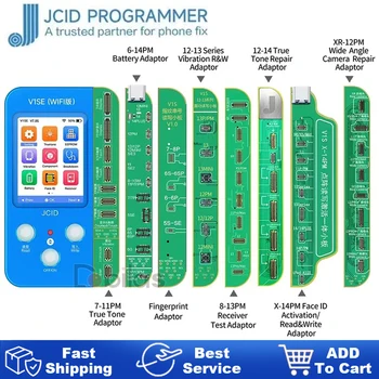Программатор JCID JC V1SE Для iPhone 14 Pro Max 13 12 11 X XS Ture Tone Точечно-Матричный Аккумулятор Отпечатки Пальцев FPC Наушник Face ID Ремонт