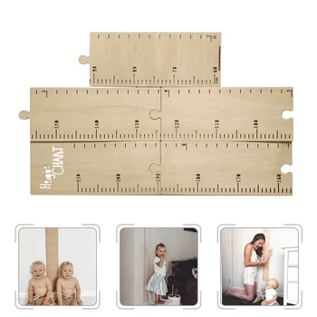 Скандинавская деревянная таблица роста детей, линейка для измерения 60-210 см, наклейки на стену, датчик для украшения стен детской комнаты