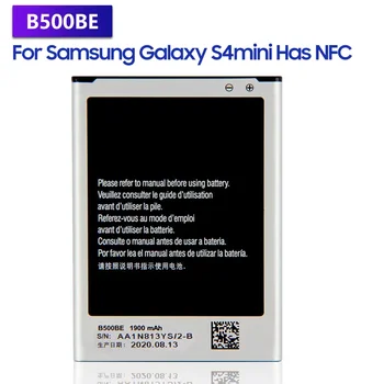 Сменный Аккумулятор B500BE B500AE Для Samsung GALAXY S4 Mini NFC Project J Mini i9198 i9195 i9190 i9192 1900 мАч
