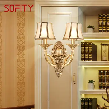Современный светодиодный интерьерный настенный светильник SOFITY Креативный дизайн Бра Световой Декор для дома Гостиной Кабинета