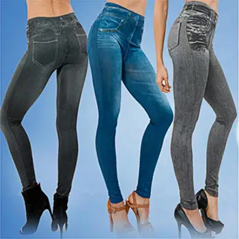 Узкие джинсовые брюки с высокой талией, женские джинсы, стрейчевые сексуальные брюки-карандаш с низом, джинсовые брюки, синие брюки в стиле ретро, штаны для йоги